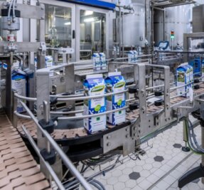 Hofgut investiert in eigene Molkerei - Noch verkauft Dennree die Milch aus Eichigt als Eigenmarke. Bald soll sie als Hofgut-Eichigt-Milch zu haben sein. 