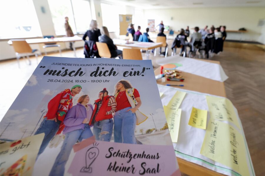 Hohenstein-Ernstthal: Junge Leute liefern Ideen für den Stadthaushalt - Das Jugendbeteiligungsprojekt „Misch dich ein“gastiert am Freitag in der „Bunten Post“ in Hohenstein-Ernstthal.