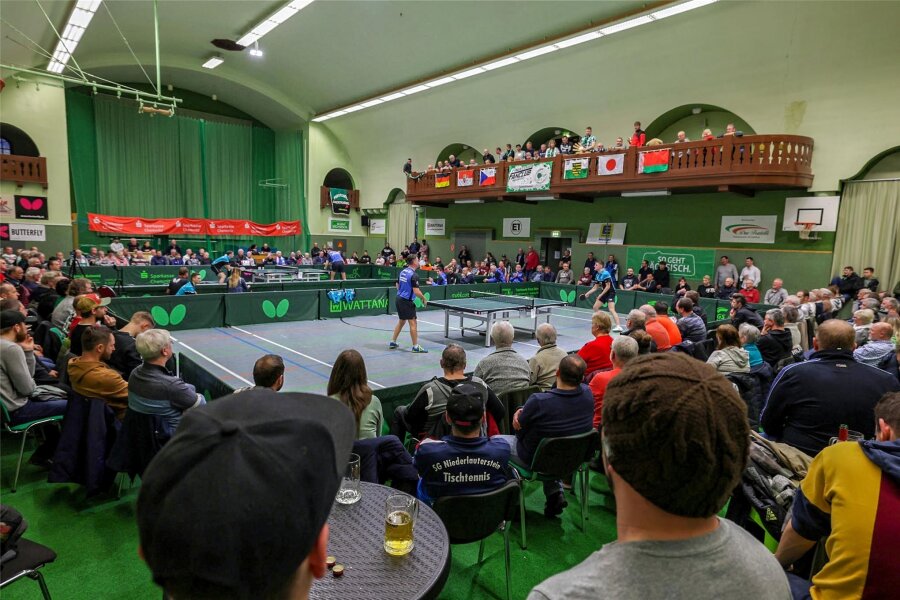 Hohenstein-Ernstthal: Sanierung der Pfaffenberg-Turnhalle kann beginnen - Die Pfaffenberg-Turnhalle ist Spielstätte der Tischtennisspieler des TTC Sachsenring.