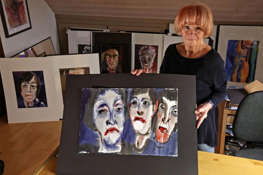 Holocaust-Überlebende porträtiert: Isolde Roßner stellt in Dresden aus - Isolde Roßner stellt ihre Porträtserie zu Holocaustüberlebenden ab 10. April im Sächsischen Landtag aus.