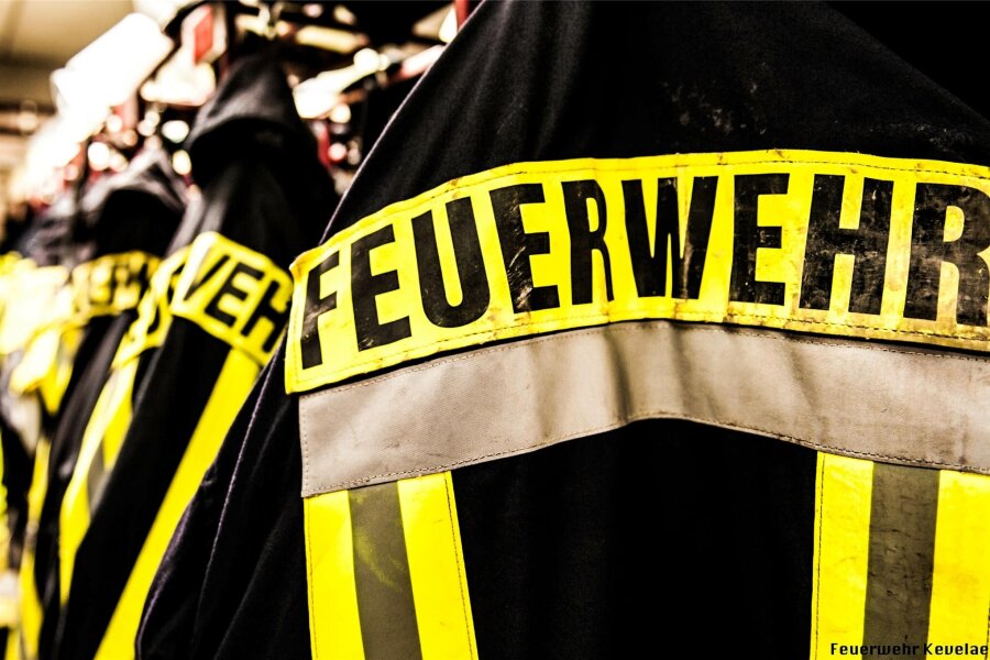 Holzstapel brennt im Fürstenbusch Freiberg - Polizei sucht Zeugen - Die Feuerwehr musste einen brennenden Holzstapel im Fürstenbusch löschen.