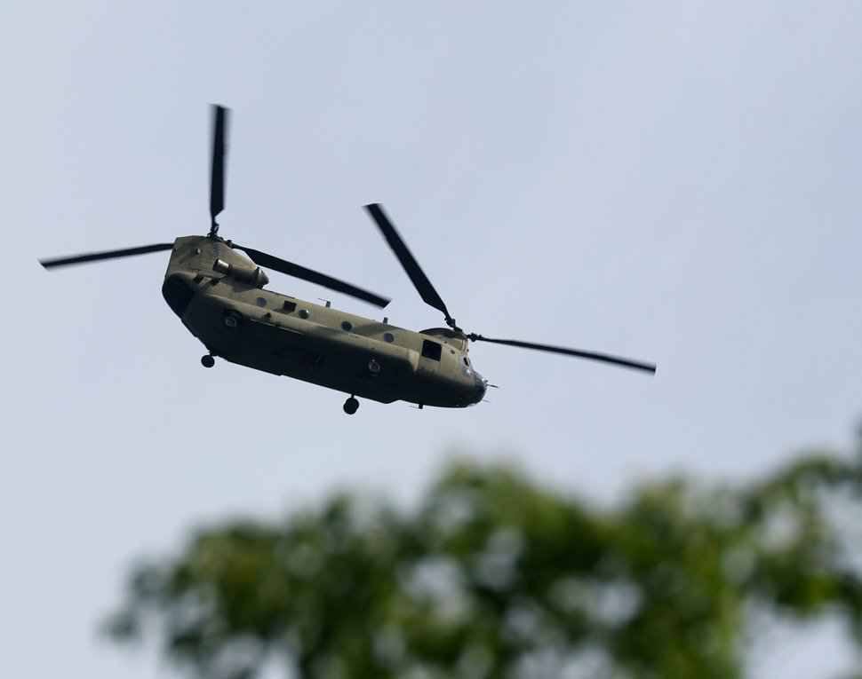 7 Hubschrauber Uber Chemnitz Heute