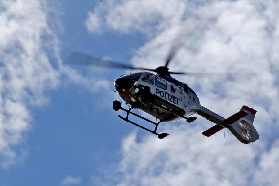 Hubschrauber über Rochlitz: Bundespolizei bestätigt Übungsflug - 