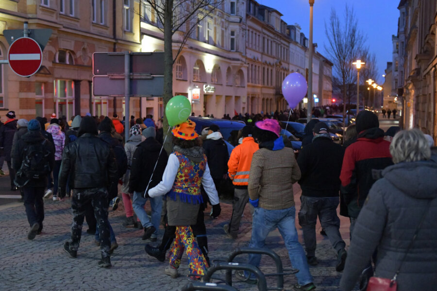 Hunderte bei Corona-Protest in Freiberg - 
