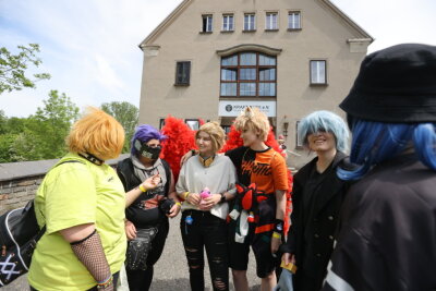 Hunderte Cosplayer bei Anime-Messe in Chemnitz - Die Anime-Messe im Haus Kraftwerk hat am Samstag hunderte Cosplayer nach Chemnitz gelockt.