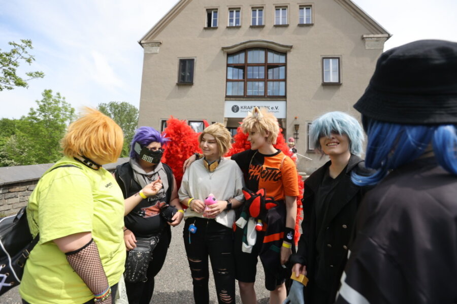 Die Anime-Messe im Haus Kraftwerk hat am Samstag hunderte Cosplayer nach Chemnitz gelockt.