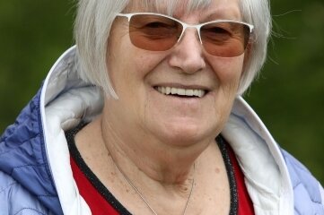 Elke-Gudrun Heber (76), Ortschaftsrätin in Wernsdorf. 