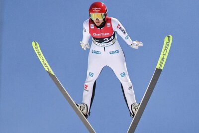 Im Gesamtweltcup auf Rang 18: Warum Selina Freitag trotzdem gute Chancen auf ein Skiflugticket für Vikersund hat - Selina Freitag vom WSC Oberwiesenthal gefällt die kleine WM-Schanze in Trondheim.