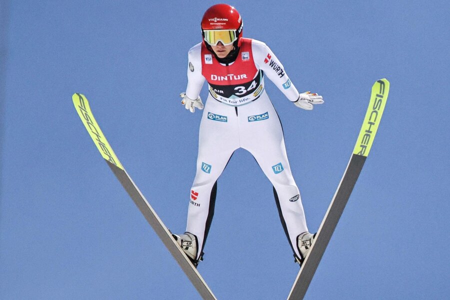 Im Gesamtweltcup auf Rang 18: Warum Selina Freitag trotzdem gute Chancen auf ein Skiflugticket für Vikersund hat - Selina Freitag vom WSC Oberwiesenthal gefällt die kleine WM-Schanze in Trondheim.