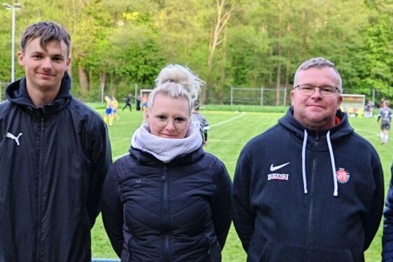 Im JFV gibt die Jugend den Ton an - Gehören zum Vorstand des noch jungen JFV Westsachsen: Leon Müller, Sandra Huber, Frank Meyer und Frank Neuberg (v.l.). 