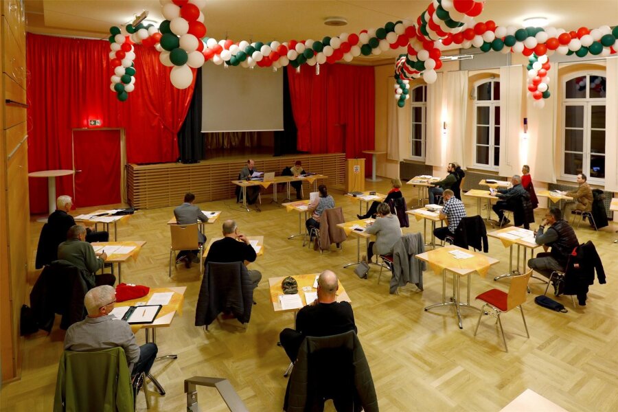 Im Oberlungwitzer Stadtrat hat die AfD mehr Sitze als Kandidaten - Tagungsort des Oberlungwitzer Stadtrates ist der Saal des Vereinshauses "Zur Post". Foto: Markus Pfeifer