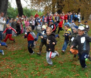 Im Sprint durch den Stadtpark - 
              <p class="artikelinhalt">Zum Crosslauf im Stadtpark Hainichen waren am Dienstag über 300 Kinder dabei, hier starten die Jungs aus den ersten Klassen.</p>
            