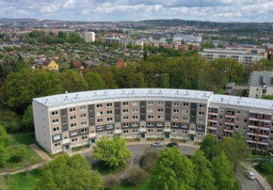 Immer mehr DDR-Wohnblöcke unter Denkmalschutz - Ein Plattenbau in Gera Lusan, der mittlerweile unter Denkmalschutz steht.