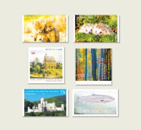 In Chemnitz entstand Marke für Kloster Lorsch - Die Briefmarkenneuheiten des Monats Januar sind ab heute am Postschalter erhältlich. 