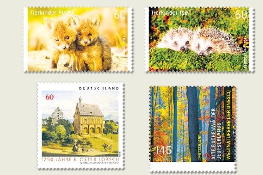 Die Briefmarkenneuheiten des Monats Januar sind ab heute am Postschalter erhältlich. 