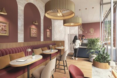 In der Galeria Kaufhof in Chemnitz startet neues italienisches Restaurant-Konzept - Auch an der Zentralhaltestelle will „Feriolo Gelato“ einen Schnell-Imbiss starten. Die Einrichtung soll trotzdem hochwertig sein.