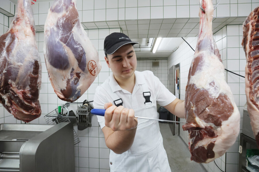 In Sachsen bleiben knapp 2650 Ausbildungsplätze unbesetzt - Besonders viele offene Lehrstellen gibt es im Fleischerhandwerk.