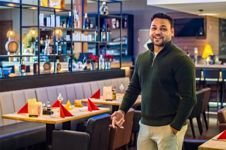 Indisches Restaurant in Lugau wird eröffnet: Das sind die Angebote und Öffnungszeiten - Vinod Kumar ist der Betreiber des Restaurants „Namaste“.