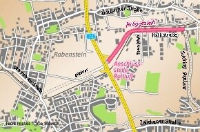 Infografik: Der Autobahnzubringer Chemnitz-Rottluff - 