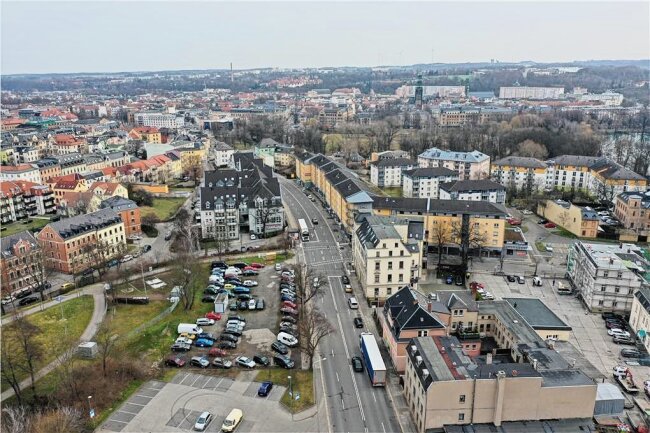 Innenstadttangente in Zwickau kommt als Plan langsam voran - Neben der Humboldtstraße soll auch die Reichenbacher Straße durch die Innenstadttangente entlastet werden. 