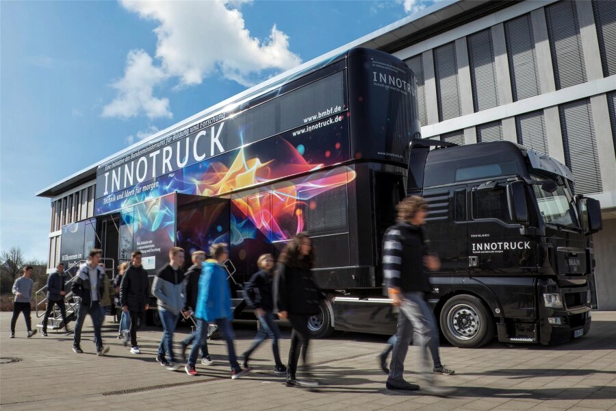 Inno-Truck des Bundesforschungsministerium kommt nach Glauchau - Der Inno-Truck des Bundesforschungsministeriums kommt am Freitag nach Glauchau.