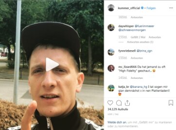 Instagram-Post: Kraftklub-Sänger Felix Kummer will Plattenladen in Chemnitz eröffnen - Felix Kummer kündigt bei Instagram die Eröffnung eines Plattenladens in Chemnitz an.