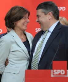 Ist die SPD noch eine Volkspartei? - Wahlsiegerin Malu Dreyer mit SPD-Chef Sigmar Gabriel.