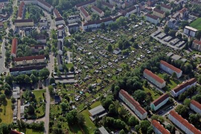 Ist Zwickau die heimliche Hauptstadt der Kleingärtner? - Kleingartenanlagen wie hier in Marienthal prägen das Bild der Stadt Zwickau mit. Auf 100 Einwohner kommen mehr als zehn solche Parzellen. Das ist rekordverdächtig. 