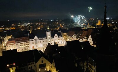 Jahreswechsel: Freiberg startet ruhig in 2021 - 
