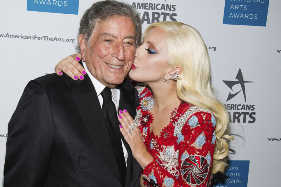 Tony Bennett mit Kollegin Lady Gaga.