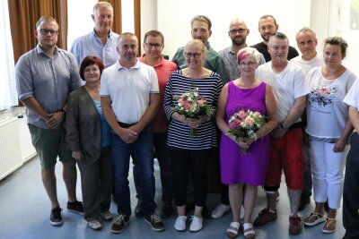 Johanngeorgenstadt: Linken-Stadtrat gibt Mandat ab - Der Stadtrat in Johanngeorgenstadt, links Christian Saffert, nach der Wahl 2019.