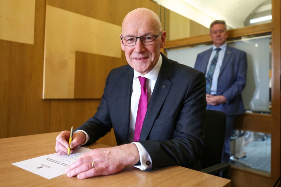John Swinney zum neuen Regierungschef in Schottland gewählt - John Swinney ist der neue Regierungschef von Schottland.