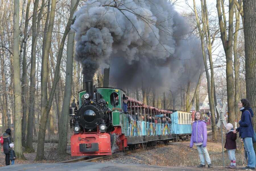 Jubiläumsfeier: 70 Jahre Parkeisenbahn im Küchwald - Die Dampflokomotive soll auch am Wochenende wieder zum Einsatz kommen.