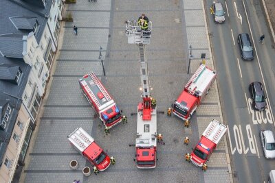 Kameraden der Feuerwehr Aue-Bad Schlema schicken Steigerlied-Gruß nach Solingen - 