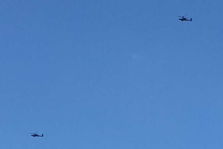 Kampfhubschrauber der US-Streitkräfte über der Region gesichtet - Die US-Hubschrauber wurden unter anderem über Aue gesichtet.