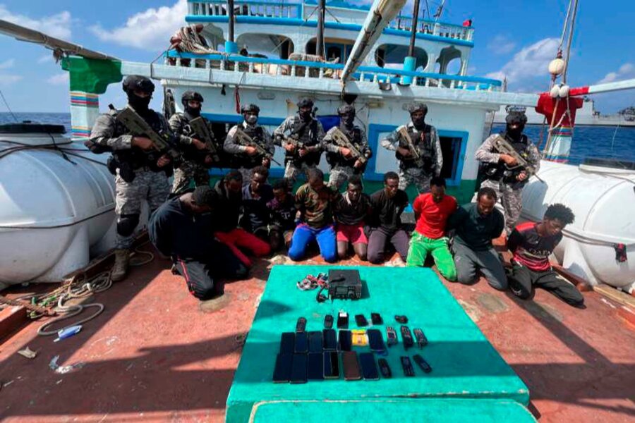 Kaum sinkende Schiffe - aber Gefahr durch Piraten wächst - Kriege wie in Gaza und in der Ukraine wirken sich laut Allianz Commercial indirekt auf die Sicherheit der Schifffahrt aus.