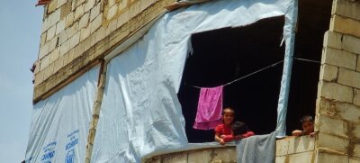 Kein schöner Land - 17 Familien hausen in den oberen drei Etagen ihres Hauses in Baabda.