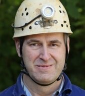 Keine Mettenschicht - Schachtausbau geht weiter - André Schraps - Vorsitzender des FreundeskreisesGeologie und Bergbau