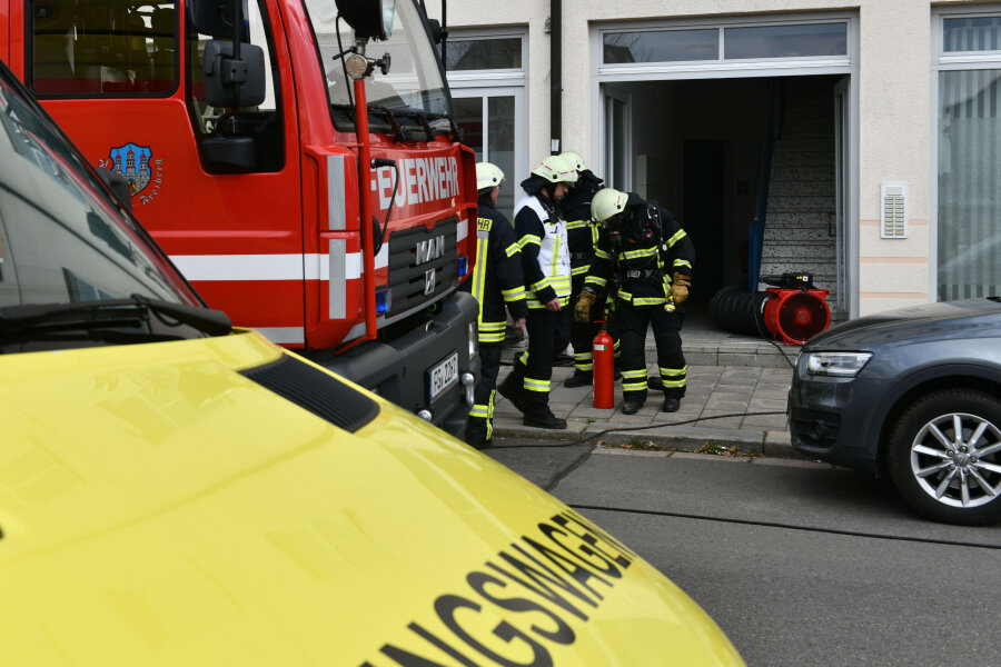 Kellerbrand im Hotel "Alekto" am Freiberger Bahnhof - Feuerwehreinsatz an einem Freiberger Hotel