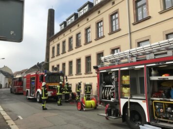 Kellerbrand im Schulhort in Hainichen - 
