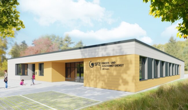 Kinder- und Jugendnotdienst baut in Chemnitz: Neue Häuser in gleich zwei Stadtteilen - Bis Frühjahr kommenden Jahres sollen in Kappel und Bernsdorf für den Kinder- und Jugendnotdienst zwei baugleiche Neubauten mit jeweils acht Plätzen und Freizeitanlagen im Außengelände entstehen. 