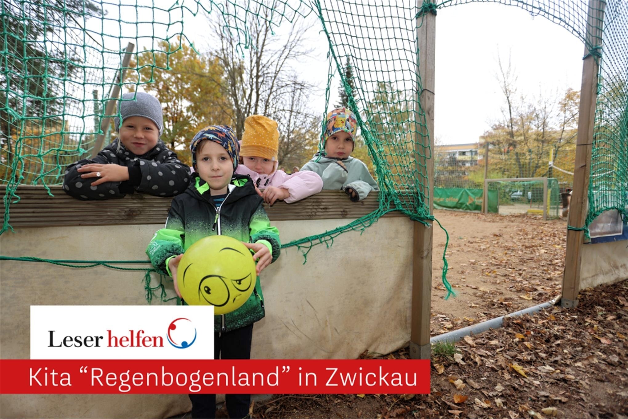 Kinder vom „Regenbogenland“ in ZwickauEckersbach wünschen sich neuen