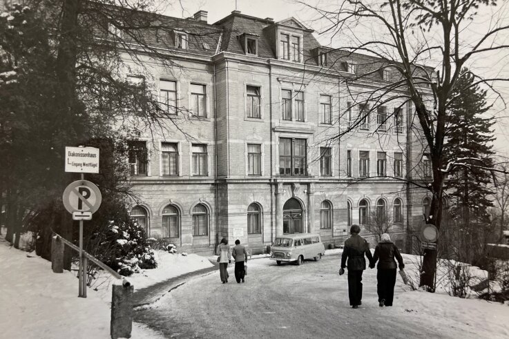 Kinderklinik feiert 75. Geburtstag - Zu DDR-Zeiten war die Auer Kinderklinik im Diakonissenhaus an der Schneeberger Straße untergebracht. 