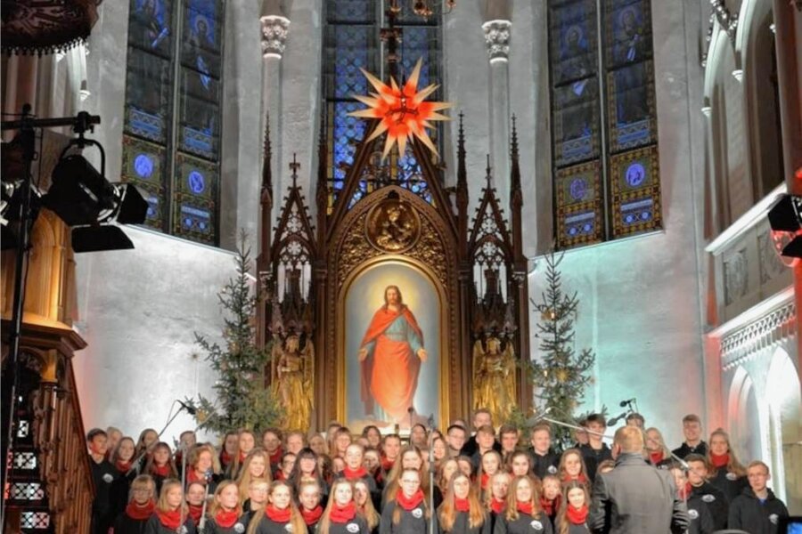 Kirche Neuhausen: Wie Olbernhauer Nachwuchssänger in der Coronazeit die Treue gehalten haben - Aufnahme vom letzten Konzert in der Kirche Neuhausen im Januar 2020. 