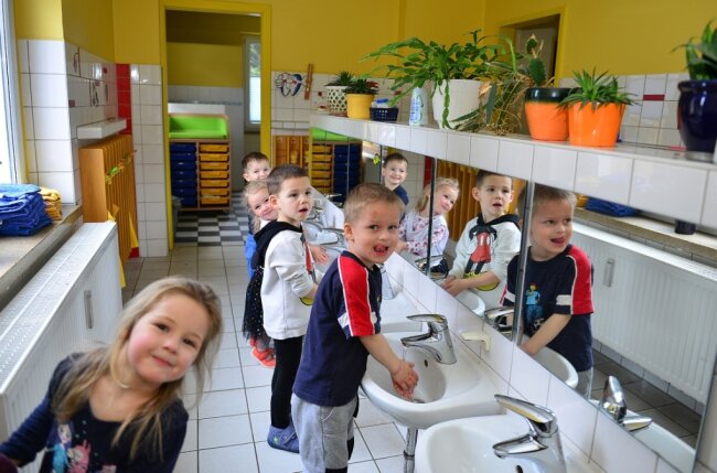 Im Kindergarten "Bienenkorb" in Altmittweida sollen im nächsten Jahr Toiletten und Sanitäranlagen saniert werden. Im Haushalt der Gemeinde sind dafür 50.000 Euro eingeplant. 