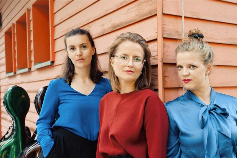 Das 2019 gegründete Gamben-Trio "Tiefsaits" aus Berlin interpretiert Kammermusik auf historischen Streichinstrumenten. Foto: 