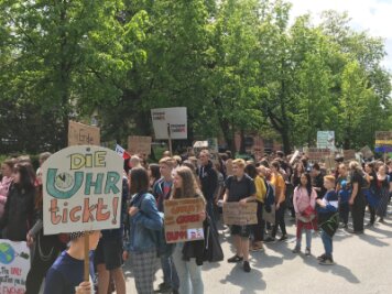 Klima-Demo in Annaberg-Buchholz - 
