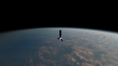 Klimasatellit der Nasa gestartet - Ein Satellit der Prefire-Mission (Polar Radiant Energy in the Far-InfraRed Experiment) - hier eine künstlerische Darstellung - schwebt über der Erde.