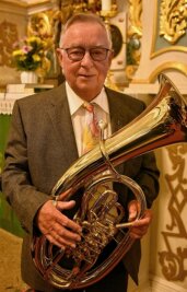 Klingenthaler Posaunenchor gibt es seit 70 Jahren - Eberhard Brunner (82), das einzige noch aktive Gründungsmitglied.