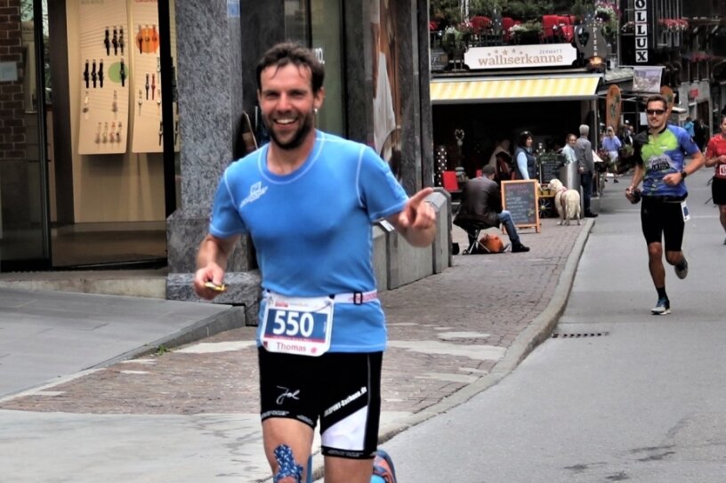 Knapp 2000 Höhenmeter und fast nur bergauf - Thomas Schröder vom TSV Falkenau hat beim 19. Gornegrat Zermatt Marathon in der Schweiz einen hervorragenden 22. Platz belegt. Der 40-jährige Ausdauersportler wurde zudem in seiner Altersklasse Neunter.